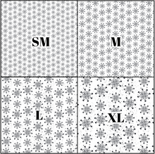 Load image into Gallery viewer, Printed Vinyl, HTV &amp; Waterslide Skull Snowflakes White Pattern 12 x 12 inch sheet