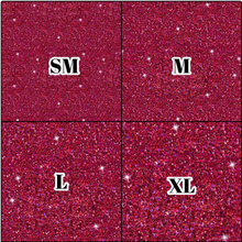 Load image into Gallery viewer, Printed Vinyl, HTV &amp; Waterslide Creepmas Red Faux Glitter Pattern 12 x 12 inch sheet
