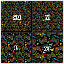 Load image into Gallery viewer, Printed Vinyl &amp; HTV Gamer Game Controls Patterns 12 x 12 inch sheet