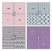 Load image into Gallery viewer, Printed Vinyl, HTV Mermaids, Please Patterns 12 x 12 inch sheet