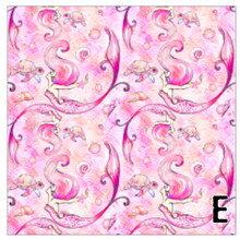 Load image into Gallery viewer, Printed Vinyl JOYFUL SIREN Patterns 12 x 12 inch sheet of Heat Transfer Vinyl (HTV) or Adhesive Vinyl Choose Pattern Choose Type of Vinyl