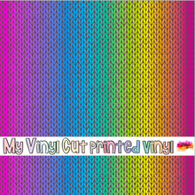 Load image into Gallery viewer, Printed Vinyl HTV &amp; Waterslide Fabric Ombre Gradient Weave Pattern 12 x 12 inch sheet