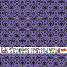 Load image into Gallery viewer, Printed Vinyl | HM Purple Wallpaper | Permanent Removable Adhesive | Permanent Glitter Adhesive | HTV | Glitter HTV | 12 x 12 inches | ONE Sheet