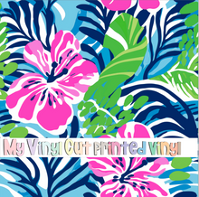 Load image into Gallery viewer, Printed Vinyl &amp; HTV Animal Print Floral P Pattern 12 x 12 inch sheet