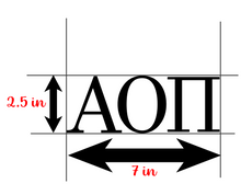 Load image into Gallery viewer, Sorority DAD Vinyl Decal | Car Decal | Laptop Decal | Transfer Decal | Alpha Omicron Pi