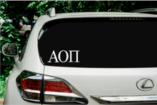 Load image into Gallery viewer, Sorority Vinyl Decal | Car Decal | Laptop Decal | Transfer Decal | Alpha Omicron Pi
