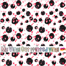 Load image into Gallery viewer, Printed Vinyl | Basic Alice H | Permanent Removable Adhesive | Permanent Glitter Adhesive | HTV | Glitter HTV | 12 x 12 inches | ONE Sheet