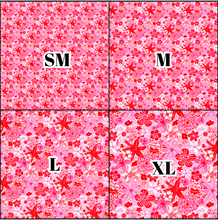 Load image into Gallery viewer, Printed Vinyl &amp; HTV Bubblegum Pink Red Pattern 12 x 12 inch sheet