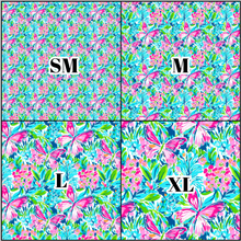 Load image into Gallery viewer, Printed Vinyl HTV &amp; Waterslide Preppy Butterflies C Patterns 12 x 12 inch sheet