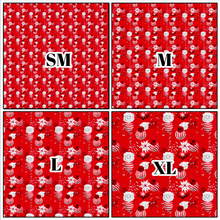 Load image into Gallery viewer, Printed Vinyl | Peppermint Spice I | Permanent Removable Adhesive | Permanent Glitter Adhesive | HTV | Glitter HTV | 12 x 12 inches | ONE Sheet