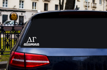 Load image into Gallery viewer, DG Alumna | Delta Gamma | Vinyl Decal | Car Decal | Laptop Decal | Transfer Decal |