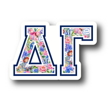 Load image into Gallery viewer, Sticker | DG_G | Delta Gamma | Waterproof Vinyl Sticker | White | Clear | Permanent | Removable | Window Cling | Glitter | Holographic