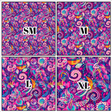 Load image into Gallery viewer, Printed Vinyl, HTV &amp; Waterslide Purple Paisley Patterns 12 x 12 inch sheet