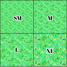 Load image into Gallery viewer, Printed Vinyl &amp; HTV Elephant Jungle Green Pattern 12 x 12 inch sheet