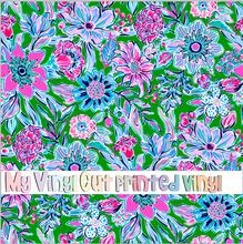 Load image into Gallery viewer, Printed Vinyl &amp; HTV Flower Bomb A Pattern 12 x 12 inch sheet