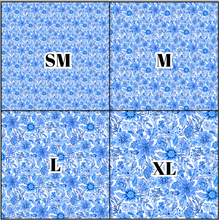 Load image into Gallery viewer, Printed Vinyl &amp; HTV Flower Bomb C Pattern 12 x 12 inch sheet