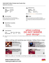 Load image into Gallery viewer, Printed Vinyl &amp; HTV K80-17 Pattern 12 x 12 inch sheet