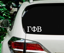 Load image into Gallery viewer, GPhi | Gamma Phi Beta | Greek Letters | Vinyl Decal | Car Decal | Laptop Decal | Transfer Decal