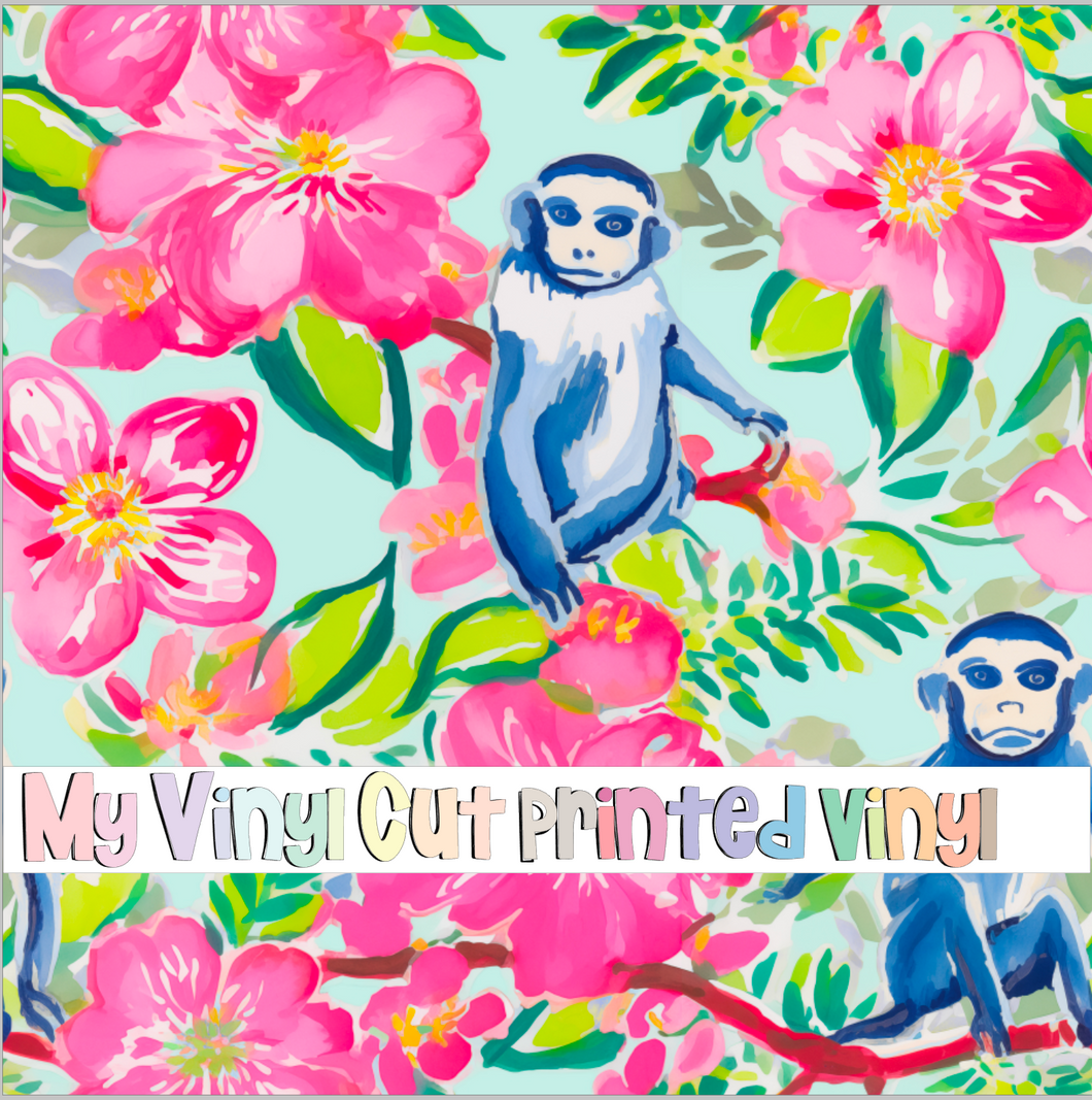 Printed Vinyl & HTV K80-11 Pattern 12 x 12 inch sheet