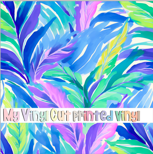 Printed Vinyl & HTV K80-17 Pattern 12 x 12 inch sheet