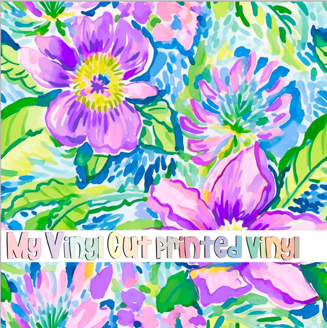 Printed Vinyl & HTV K80-25 Pattern 12 x 12 inch sheet