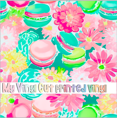 Printed Vinyl & HTV K80-27 Pattern 12 x 12 inch sheet