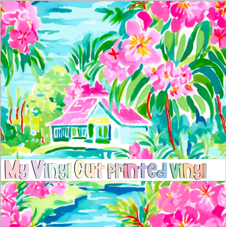 Printed Vinyl & HTV K80-30 Pattern 12 x 12 inch sheet