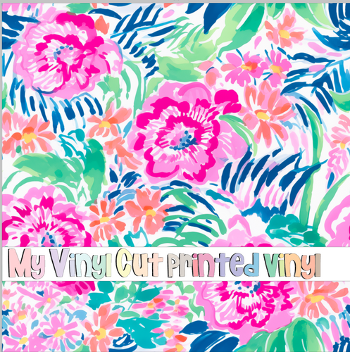 Printed Vinyl & HTV K80-34 Pattern 12 x 12 inch sheet