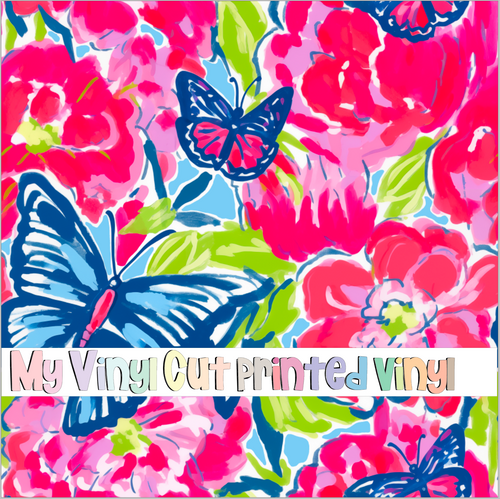 Printed Vinyl & HTV K80-37 Pattern 12 x 12 inch sheet