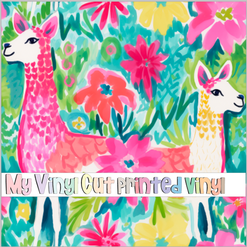 Printed Vinyl & HTV K80-38 Pattern 12 x 12 inch sheet