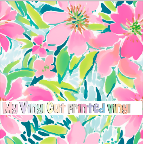 Printed Vinyl & HTV K80-41 Pattern 12 x 12 inch sheet