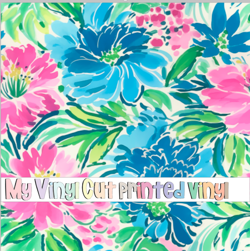 Printed Vinyl & HTV K80-43 Pattern 12 x 12 inch sheet