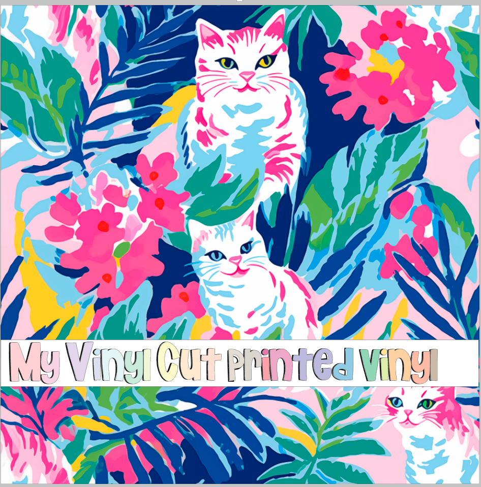 Printed Vinyl & HTV K80-46 Pattern 12 x 12 inch sheet