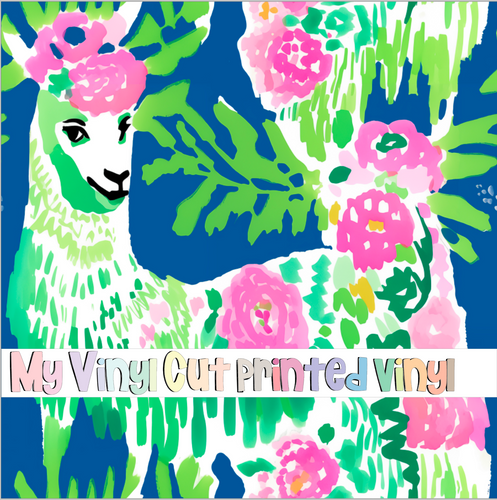 Printed Vinyl & HTV K80-9 Pattern 12 x 12 inch sheet