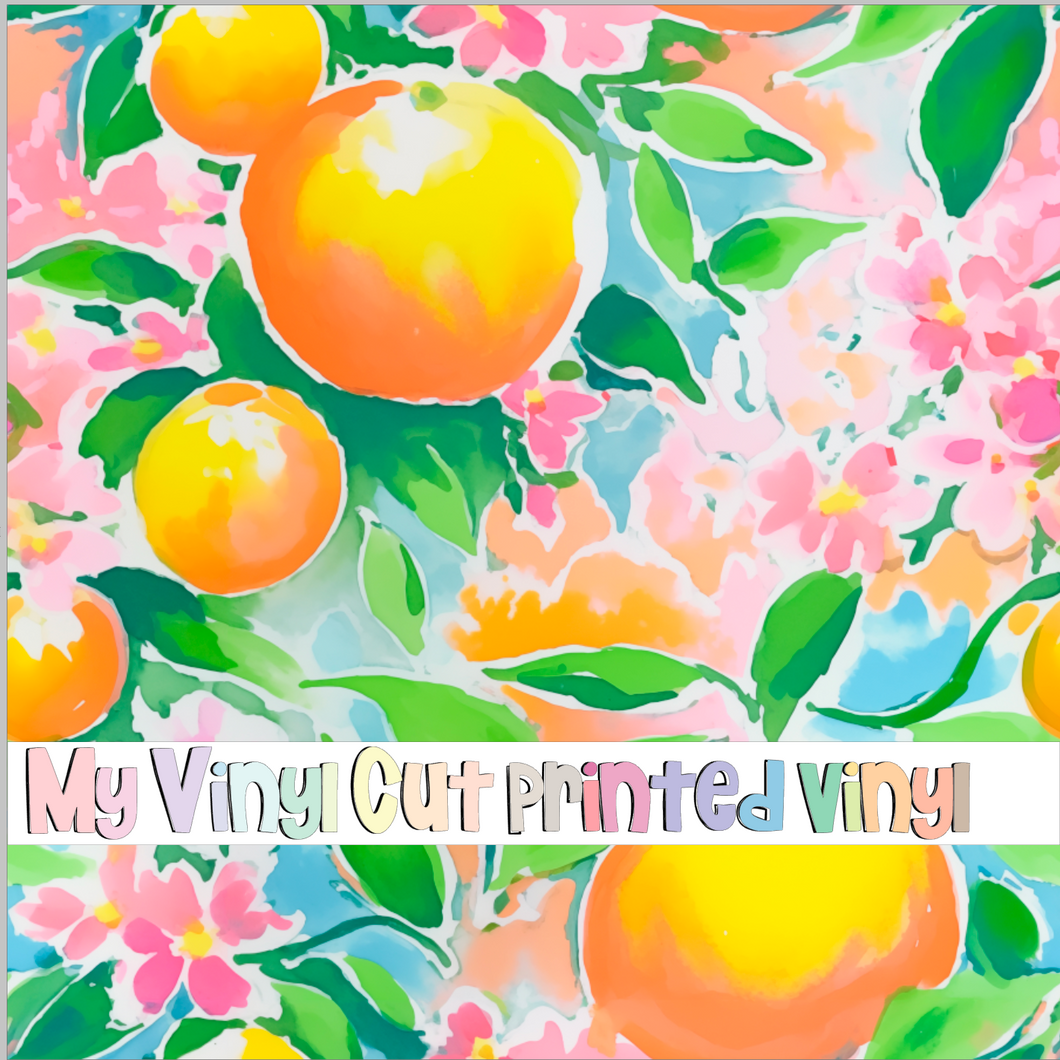 Printed Vinyl & HTV K80-3 Pattern 12 x 12 inch sheet