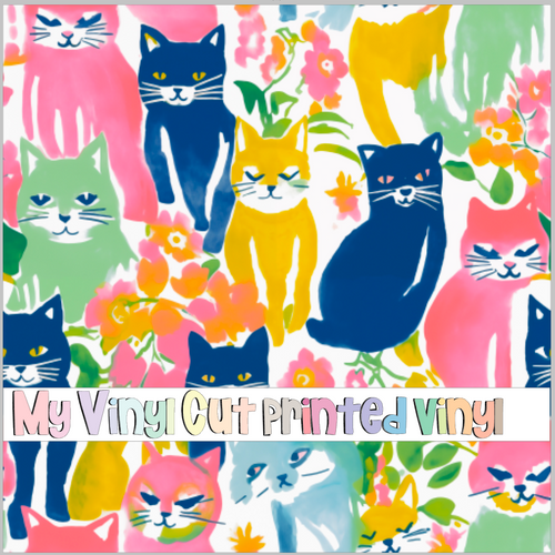 Printed Vinyl & HTV K80-45 Pattern 12 x 12 inch sheet