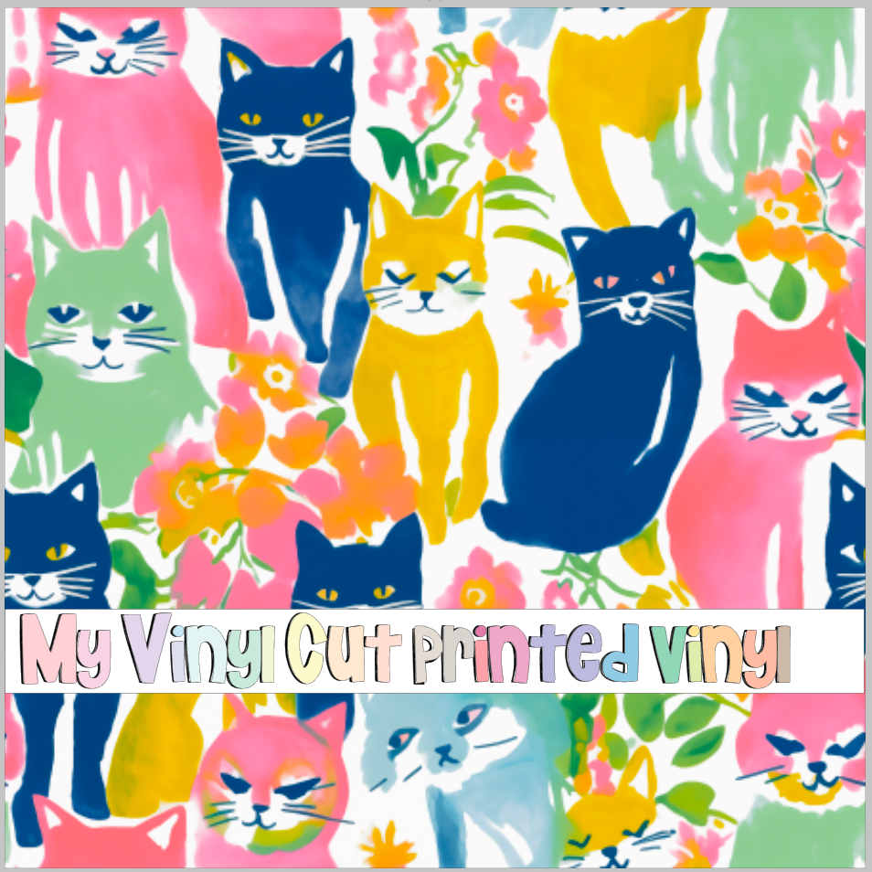 Printed Vinyl & HTV K80-45 Pattern 12 x 12 inch sheet