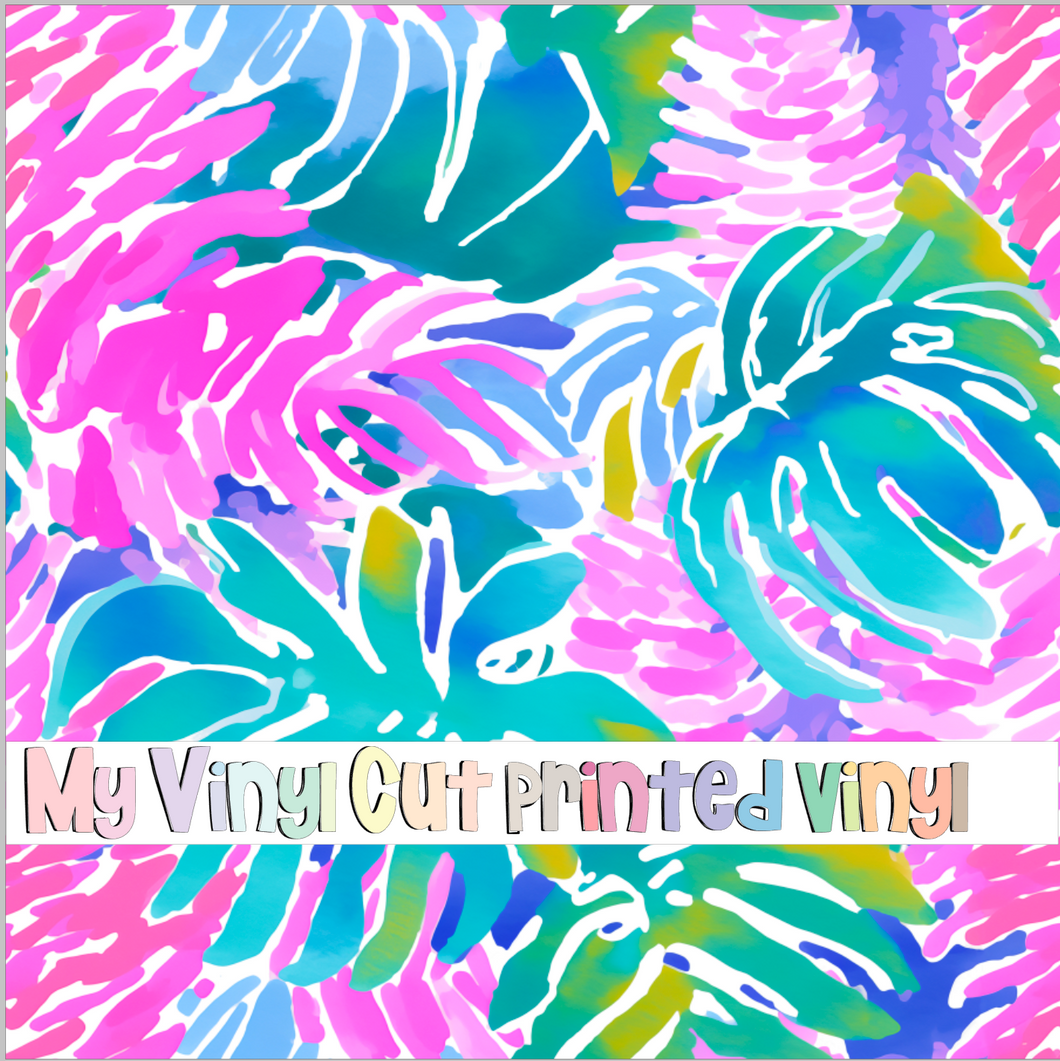 Printed Vinyl & HTV K80-5 Pattern 12 x 12 inch sheet