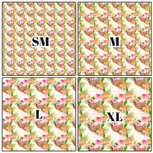 Load image into Gallery viewer, Printed Vinyl | Aloha F | Permanent Removable Adhesive | Permanent Glitter Adhesive | HTV | Glitter HTV | 12 x 12 inches | ONE Sheet