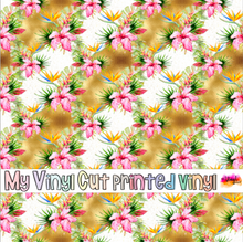 Load image into Gallery viewer, Printed Vinyl | Aloha L | Permanent Removable Adhesive | Permanent Glitter Adhesive | HTV | Glitter HTV | 12 x 12 inches | ONE Sheet