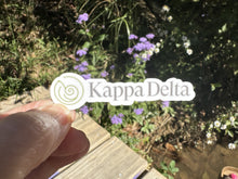 Load image into Gallery viewer, Sorority Sticker | Kappa Delta | KD M | Multi | Waterproof Vinyl Sticker | Permanent