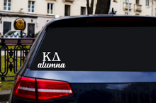 Load image into Gallery viewer, KD Alumna | Kappa Delta | Vinyl Decal | Car Decal | Laptop Decal | Transfer Decal |