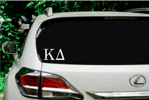 Sorority Vinyl Decal | Car Decal | Laptop Decal | Transfer Decal | Kappa Delta | KD