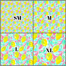 Load image into Gallery viewer, Printed Vinyl &amp; HTV Lemons Pattern 12 x 12 inch sheet