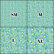 Load image into Gallery viewer, Printed Vinyl &amp; HTV Limes Pattern 12 x 12 inch sheet