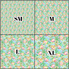 Load image into Gallery viewer, Printed Vinyl &amp; HTV Orangita Blue Pattern 12 x 12 inch sheet