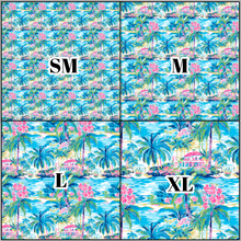 Load image into Gallery viewer, Printed Vinyl &amp; HTV Preppy Beach House E Pattern 12 x 12 inch sheet
