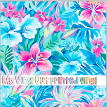 Load image into Gallery viewer, Printed Vinyl &amp; HTV Preppy Beach House P Pattern 12 x 12 inch sheet