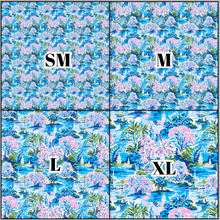 Load image into Gallery viewer, Printed Vinyl &amp; HTV Preppy Beach House S Pattern 12 x 12 inch sheet