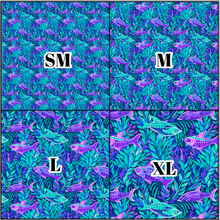 Load image into Gallery viewer, Printed Vinyl &amp; HTV Preppy Fish D Pattern 12 x 12 inch sheet
